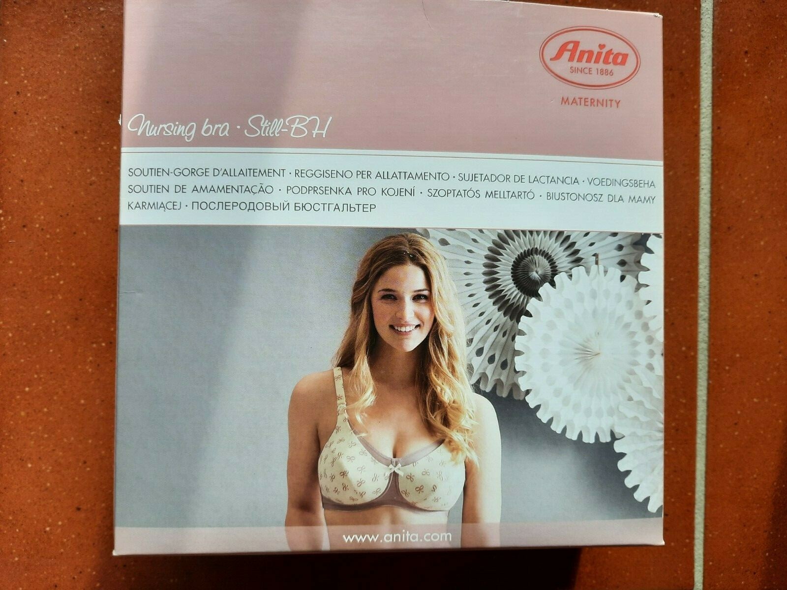 Anita maternity Damen Schwangerschafts-BH 85 D Miss Ribbon Still BH 1. Hand 