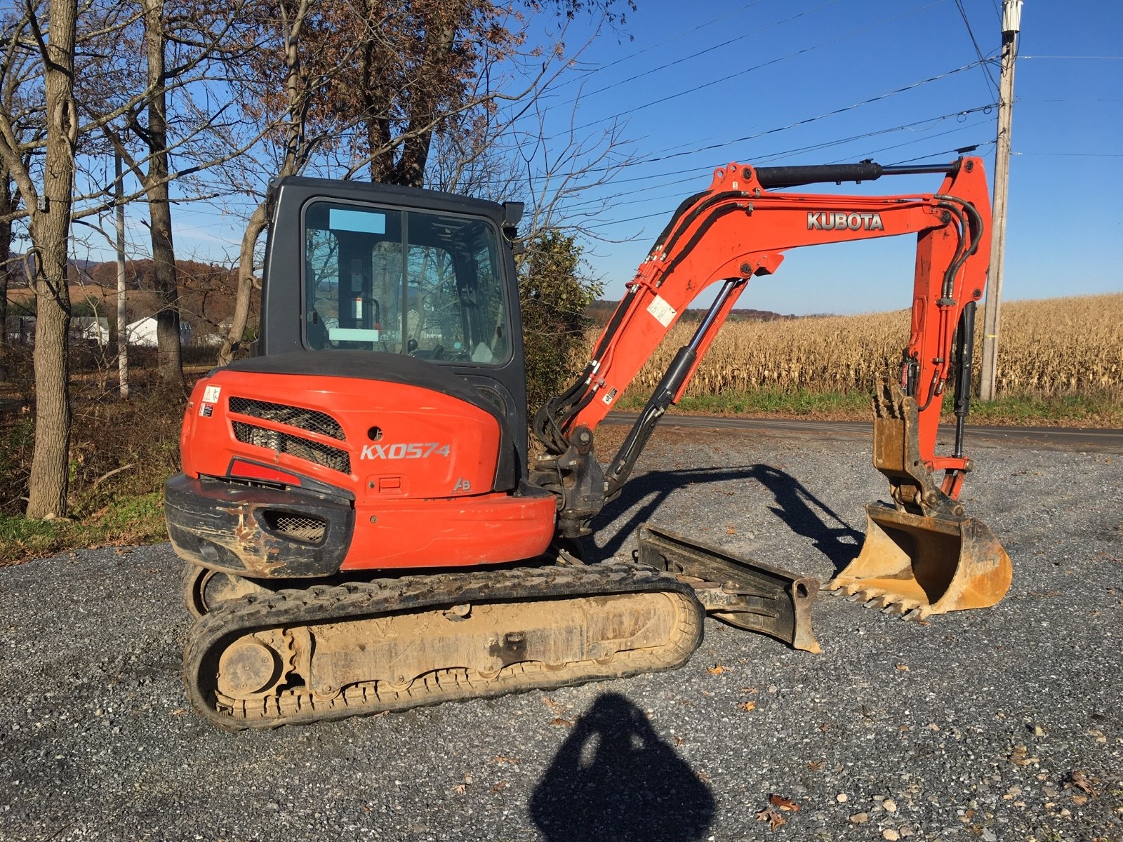 2014 Kubota KX057-4 Excavator Hydraulic Thumb