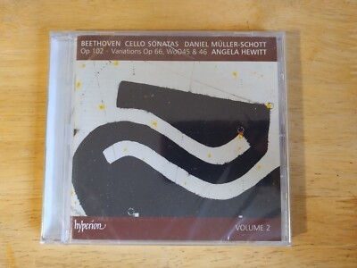 Daniel Muller-Schott Music CD - Beethoven: Cello Sonata in C & D Major [Sealed]