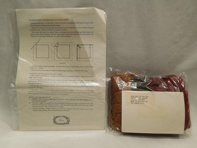 Elizabeth Bradley Needlework Ribbon Bow Carpet Border Kits Starter Corner Sides