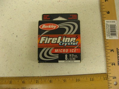 Berkley FireLine Micro Ice Crystal 2 lb test 50 yards NIP