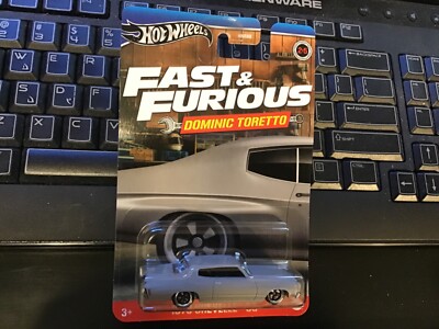 Hot Wheels Fast & Furious Dominic Toretto 1970 Chevelle SS Sweet Primer Gray
