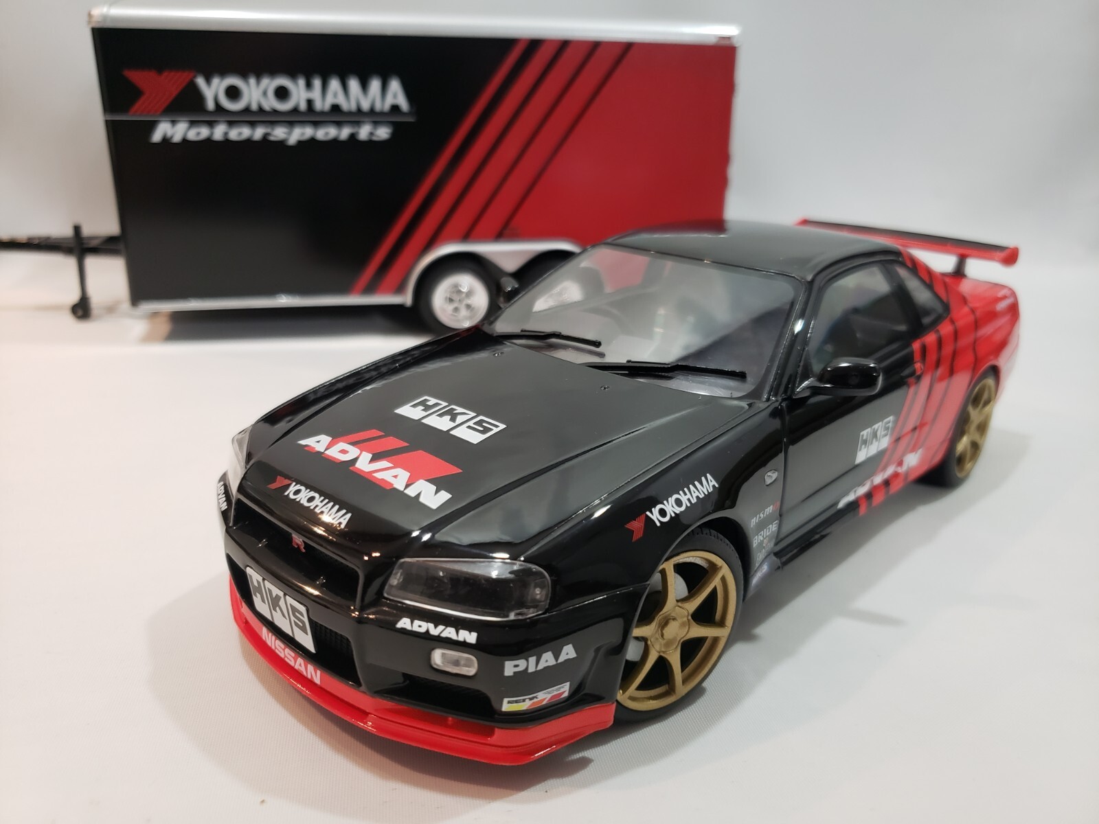 イグニッションモデル　スカイラインR34GT-R　HKSデモカー 楽天市場】イグニッションモデル 1/43 ニッサン スカイライン GT-R