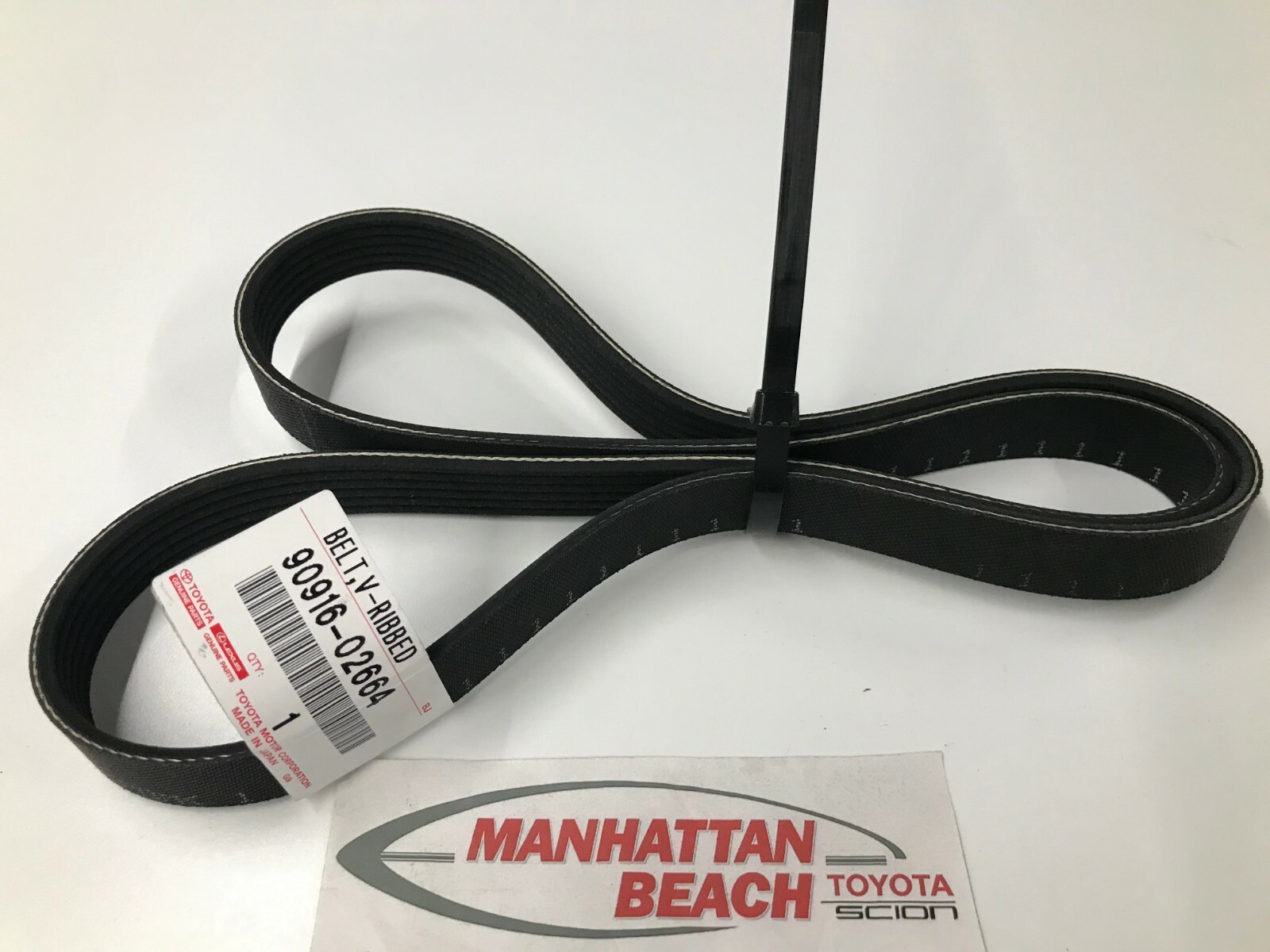 Genuine Toyota Serpentine Belt 90916-02664 | eBay