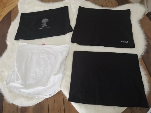 Schwangerschaft Bauchbänder Paket Gr.L/XL schwarz+Weiß 