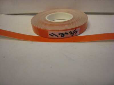 3M ORANGE  7930 High Intensity  Reflective  Tape 1/2'' X 35 feet with center line