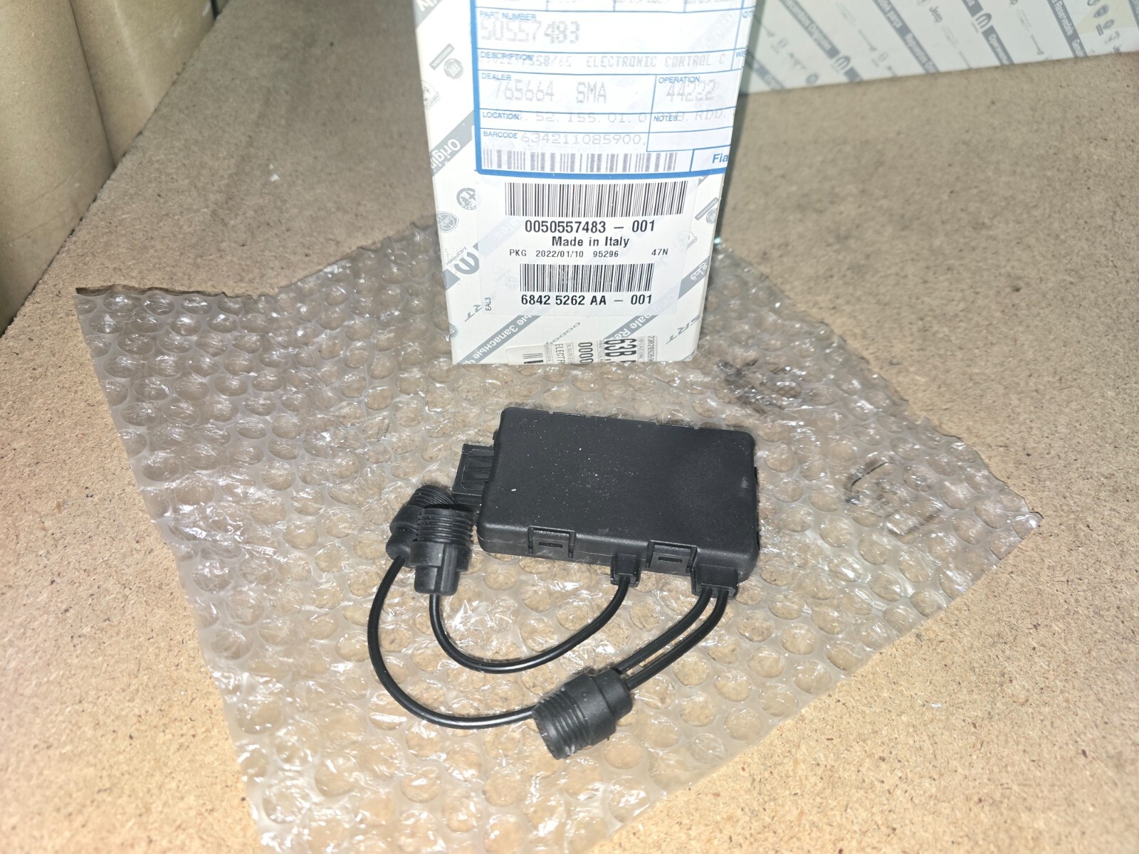 Alfa Romeo Giulia 16 - 22 Electronic Control Unit For Alarm. Genuine 50557483