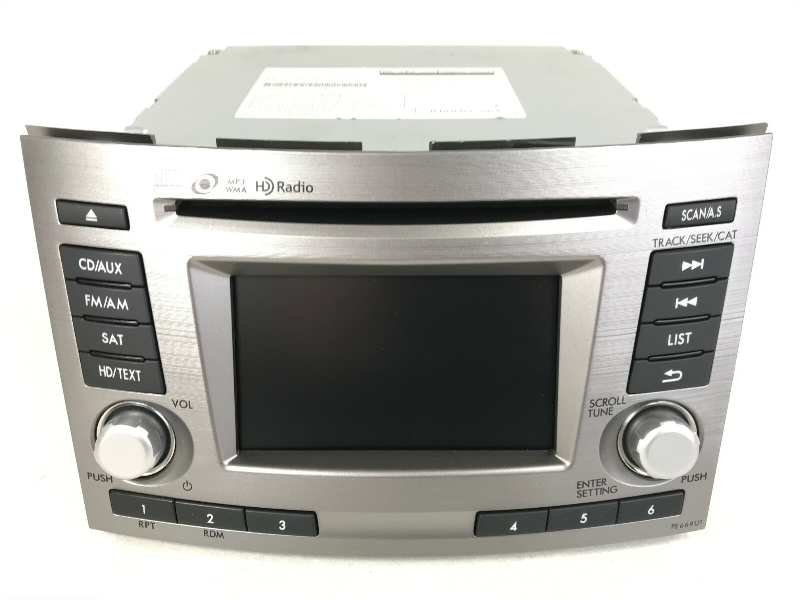 201314 Subaru Outback Legacy OEM Stereo AM FM HD Radio MP3 CD Player