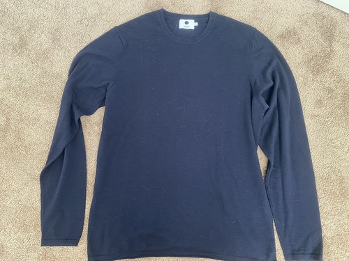 $195 NN07 No Nationality NEW ANTHONY Men Sweater Navy 100 $195 NN07 No Nationality NEW ANTHONY Men Sweater Navy 100