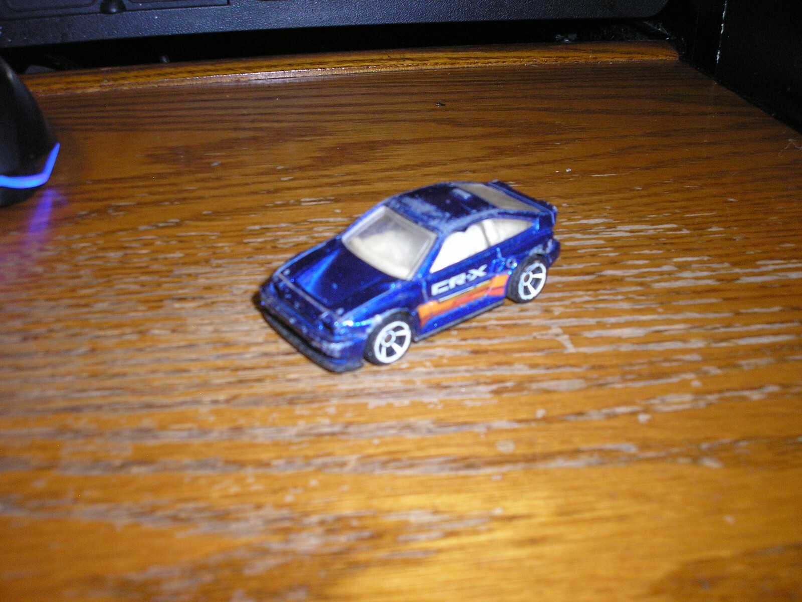 Hot Wheels Vintage 1985 Honda CRX 2 door Hatchback Blue Free
