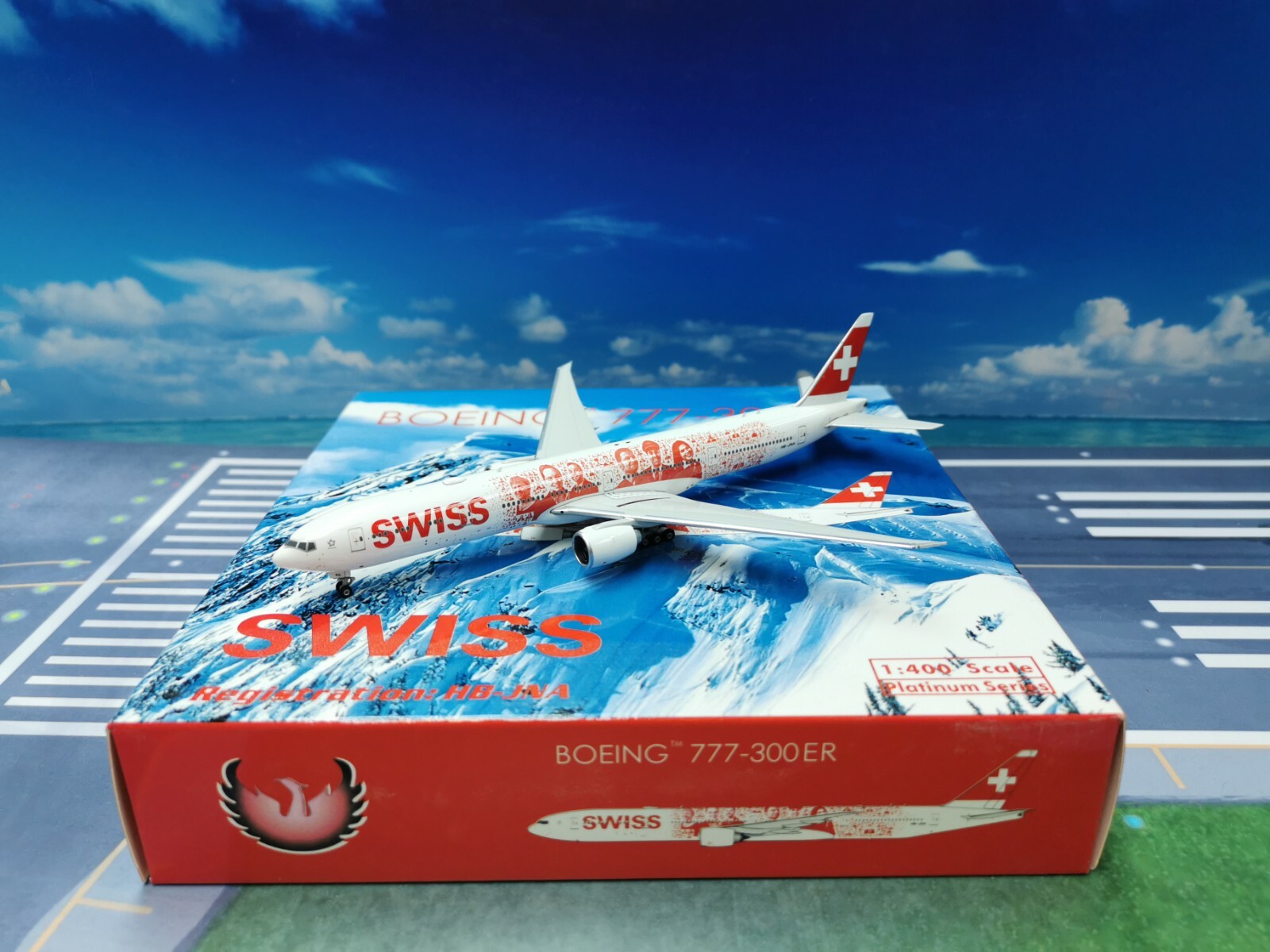 phoenix 1/400 スイス航空 B777-300ER 1:400 for Phoenix Swiss Airlines for Boeing B777-300ER HB