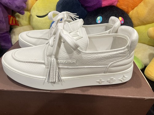 LOUIS VUITTON × Kanye West 28.5Mr.Hudson Louis Vuitton Mr. Hudson Kanye Grey/Pink (Signed) Men's