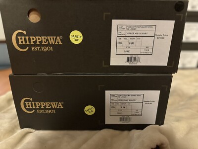 Chippewa 8'' Waterproof Insulated Steel Toe Men's Logger Boot, 11.5 US - Brown