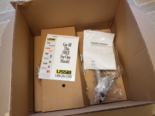 Sony Digital Satellite Receiver Advanced System Sony SAS-AD1 Tuner and Dish