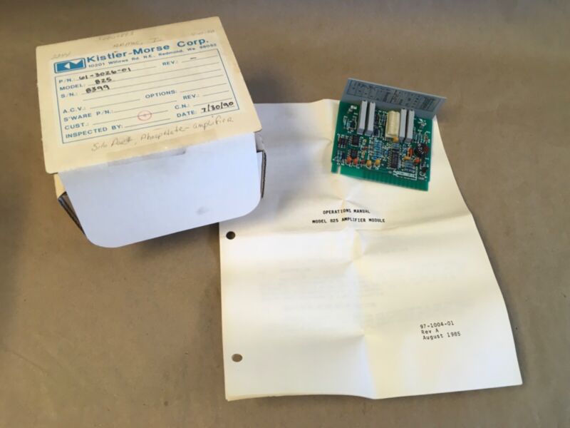 Kistler-Morse Model 825 Amplifier PCB Circuit Board 63-1084-01  (KB)