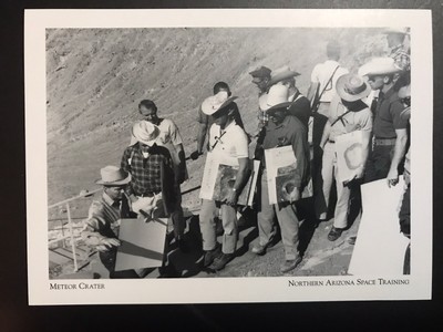 POSTCARD- NORTHERN ARIZONA SPACE TRAINING- METEOR CRATER -REPRO