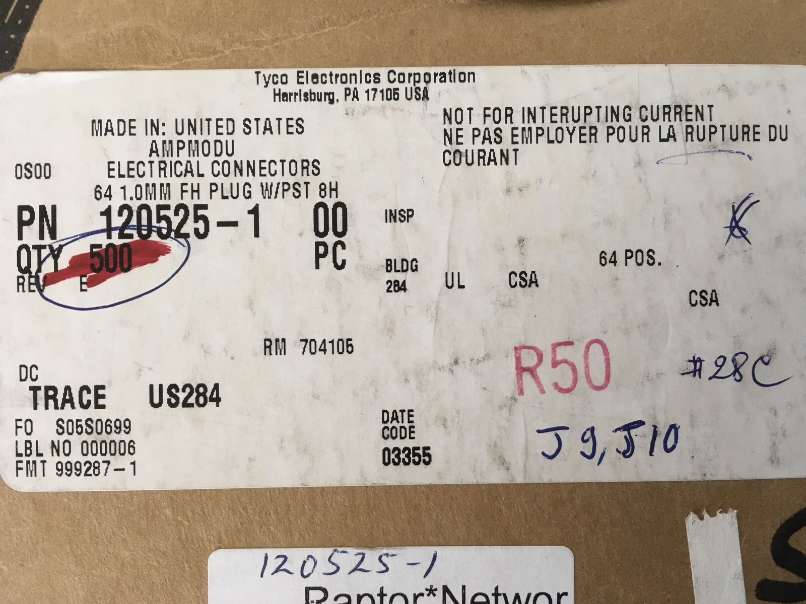 Tyco Electronics : 120525-1 : 13
