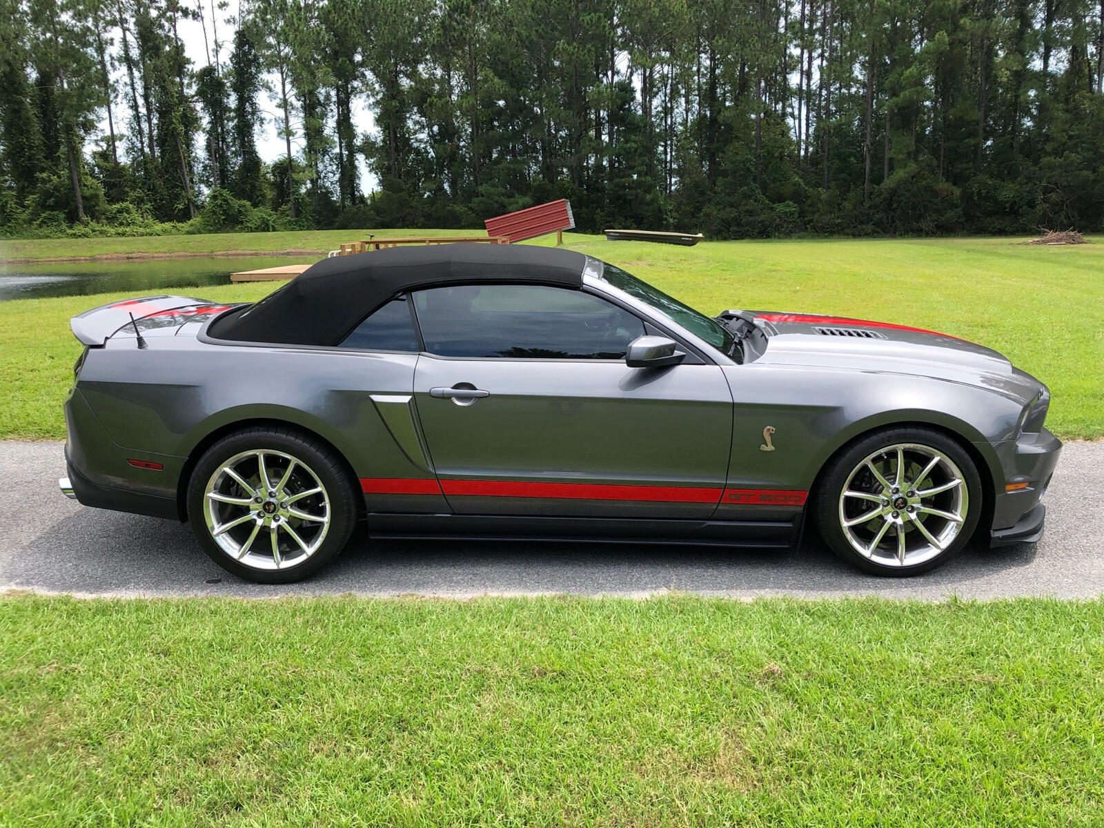 2011 Ford Mustang Convertible Grey Rwd Manual Shelby Gt500 Used Ford