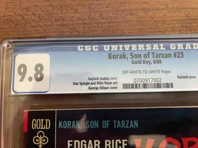 June 1968 Korak Son of Tarzan CGC 9.8 Off White to White pages