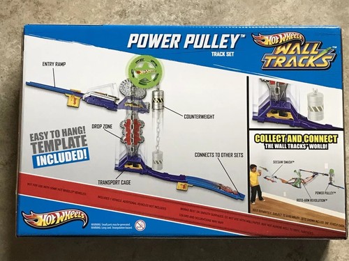 Mattel Hot Wheels Wall Tracks Power Pulley Set Brand New and Sealed Sold Out