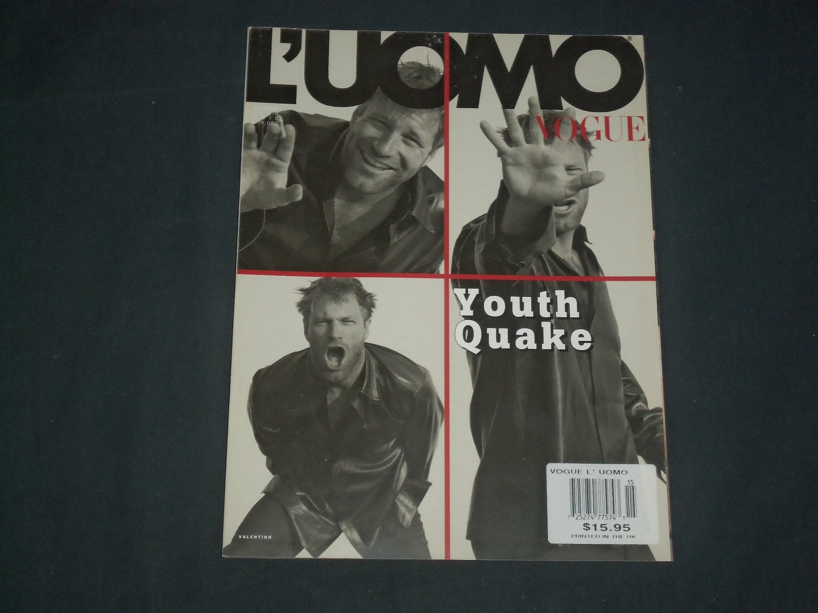 2000 NOVEMBER L'UOMO (THE MAN) VOGUE MAGAZINE- ITALIAN - YOUTH