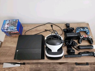 OG Playstation 4 with Games, Controllers, & VR