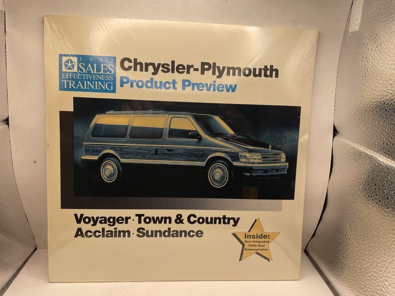 Rare Sealed 1992 Chrysler Plymouth Product Review Videodisc Acclaim Sundance