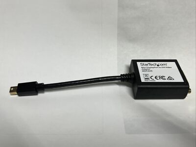 StarTech.com Mini DisplayPort to DVI Video Adapter Converter MDP2DVI