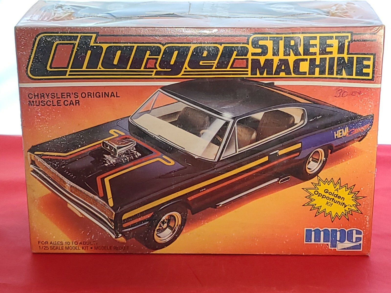 MPC #1-0763 CHARGER STREET MACHINE CAR KIT, 1/25 SCALE