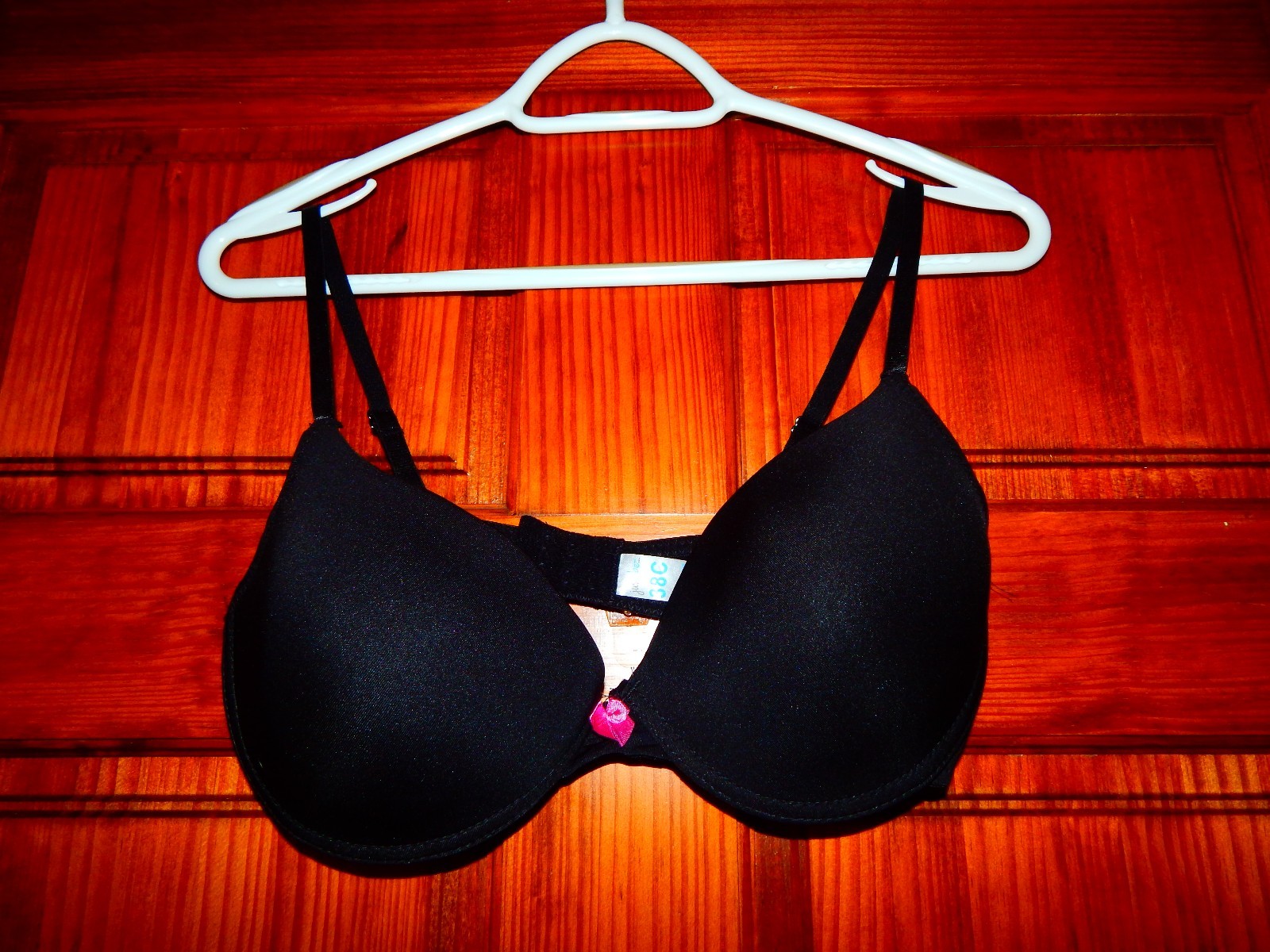 JUST BE,BLACK ,MEDIUM PADDING,UNDERWIRE BRA,SIZE 38 C eBay