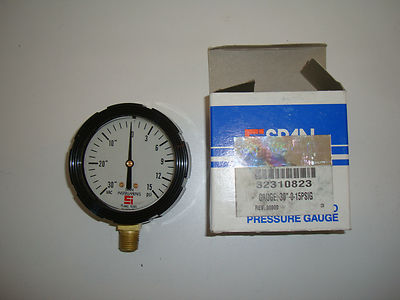 Span Gauge Model LFS 220 - 30 Hg. VAC, 0-15 PSIG - 2 1/2''