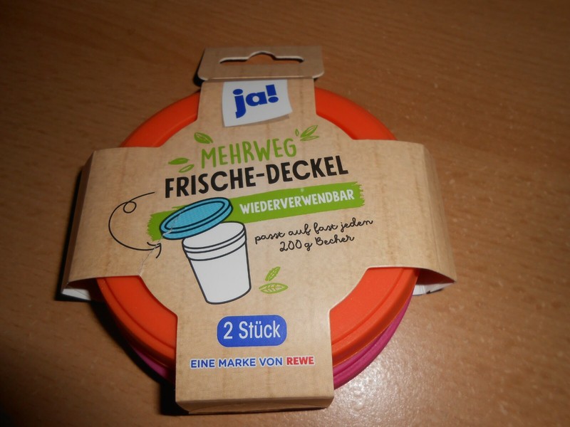 Mehrweg Frischedeckel - FÃ¼R Joghurtbecher ~ Neu ~ Verschiedene GrÃ¶ÃEn Und Farben