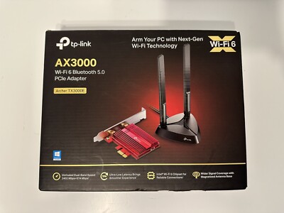 NEW TP-Link Archer TX3000E Wi-Fi 6 Bluetooth 5.0 PCIe Adapter