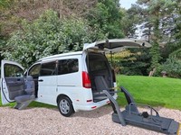 Rear Wheelchair Electric Hoist + Passenger Swing Out Disability Seat