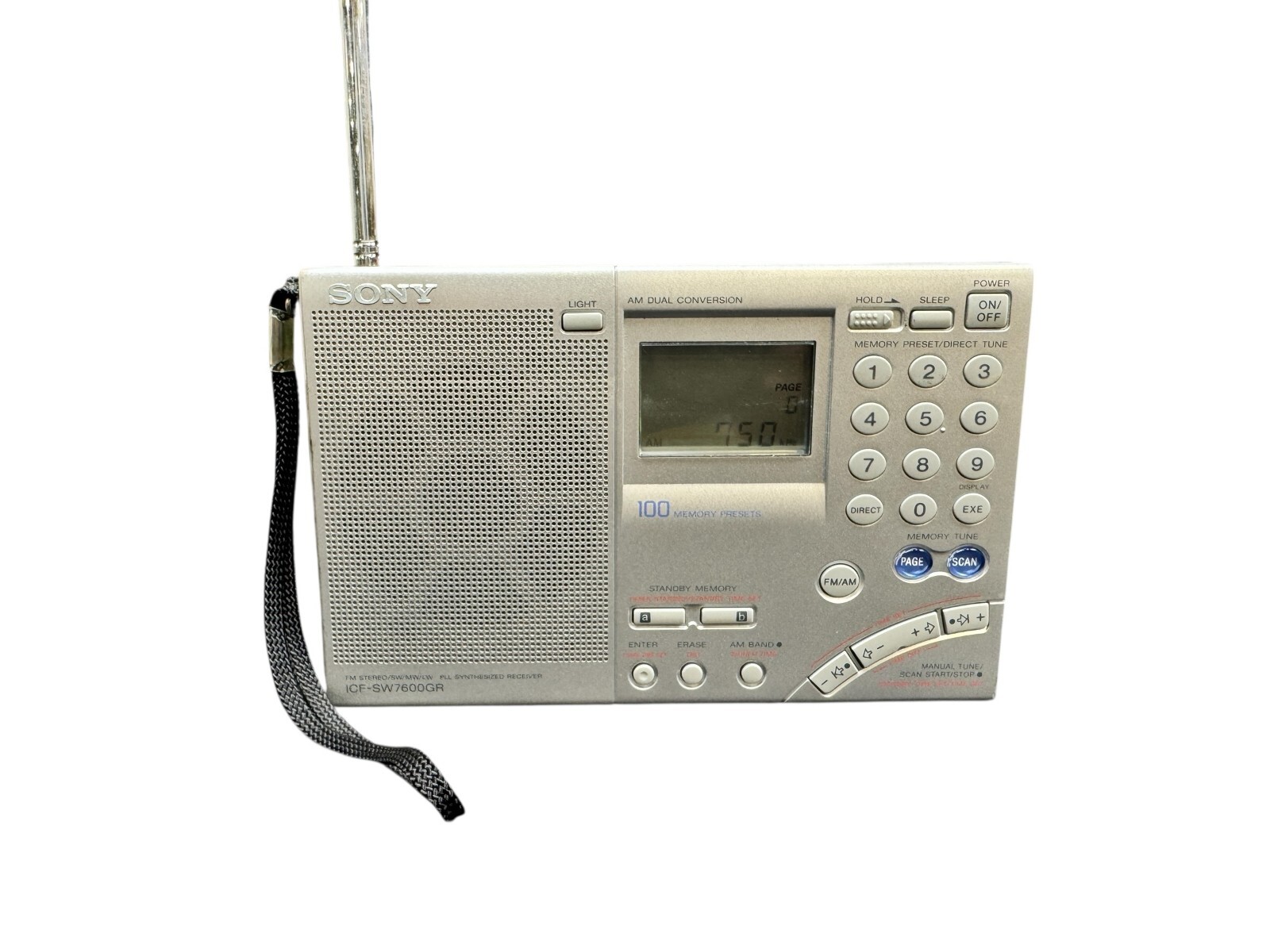 SONY ICF-SW7600 ラジオ ケース付き SONY ICF-SW7600 ケース付き