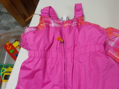 ZERO XPOSURE SNOWSUIT WINTER COAT & SNOW PANTS  PINK  GIRLS  SZ   4T   4