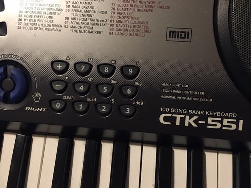 Casio CTK-551 61 key electronic keyboard