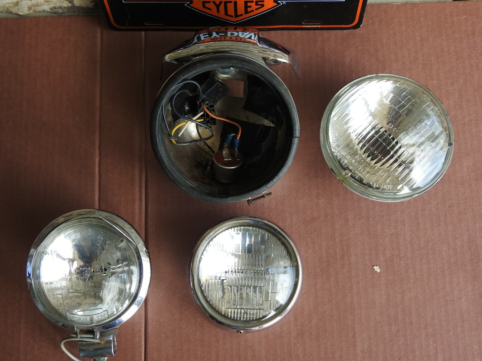 ハーレーダビットソン　passin lamp
trim ring VINTAGE HARLEY-DAVIDSON GUIDE PASSING LIGHT LAMP | eBay