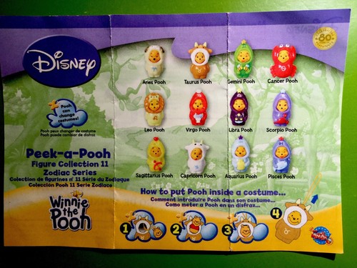 Peek-a-Pooh Charm Scorpio Horoscope Winnie the Pooh HTF