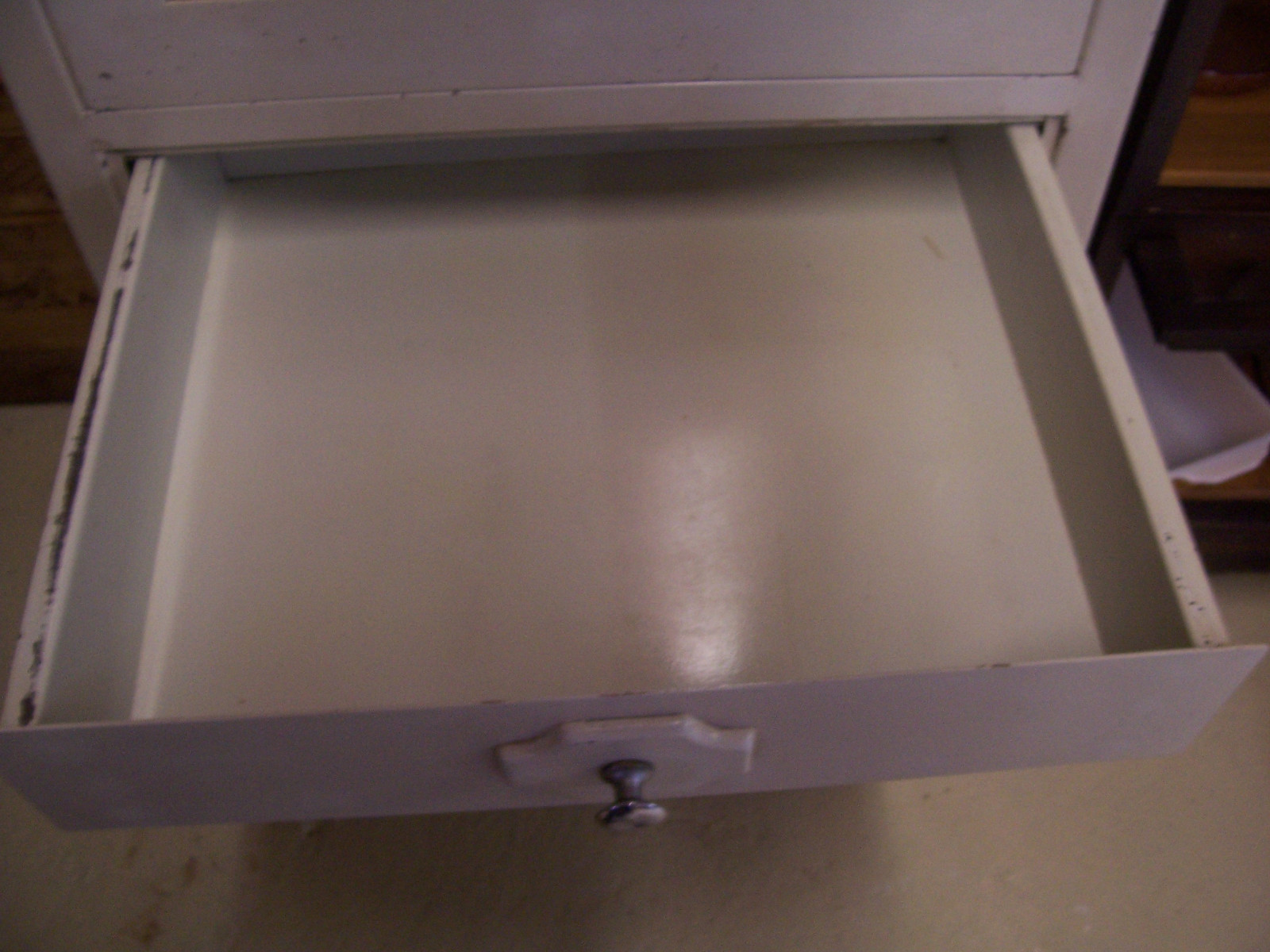 Vintage doctor medical metal cabinet