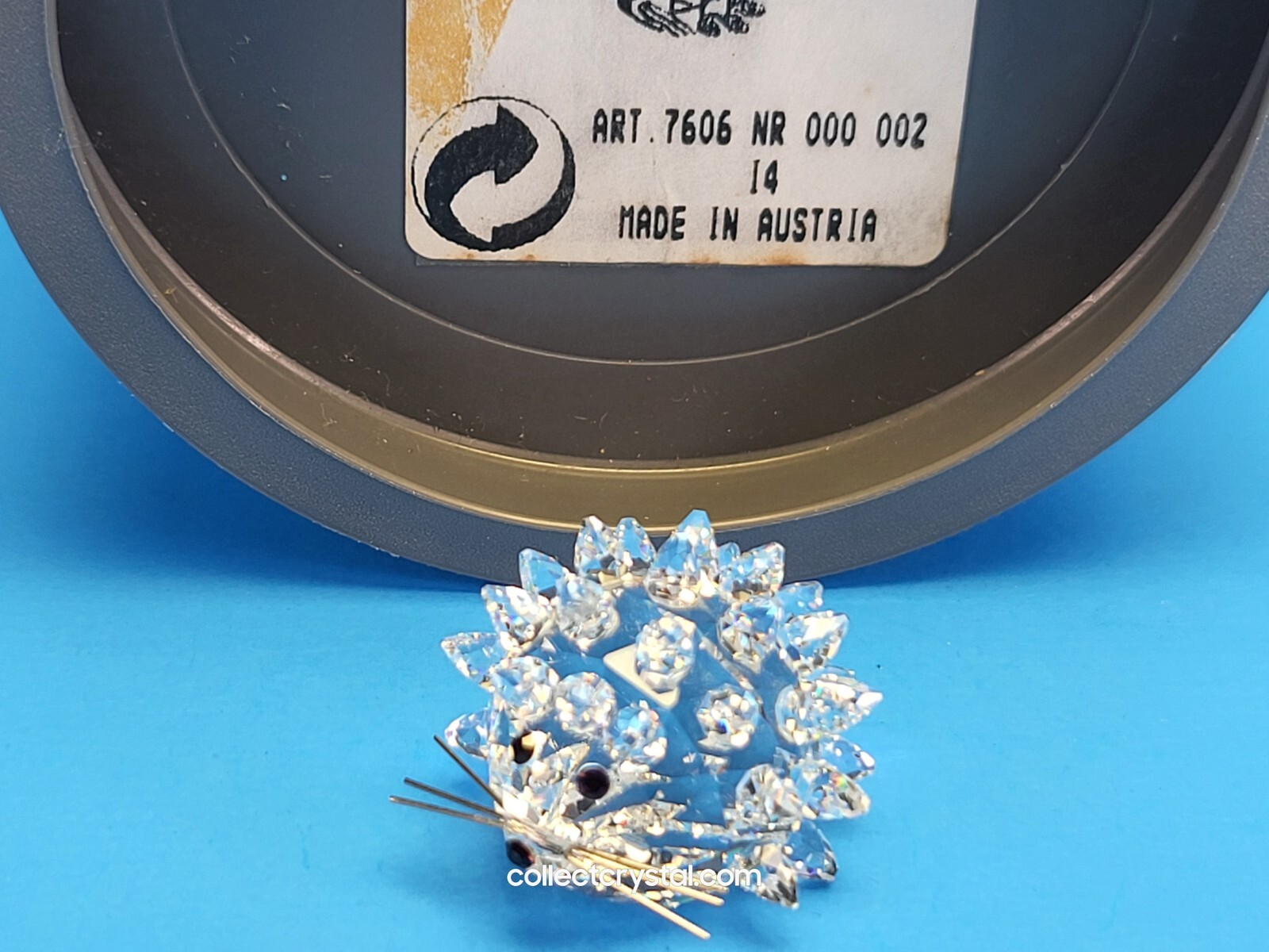 Swarovski クリスタルベアと数字6 SWAROVSKI スワロフスキー