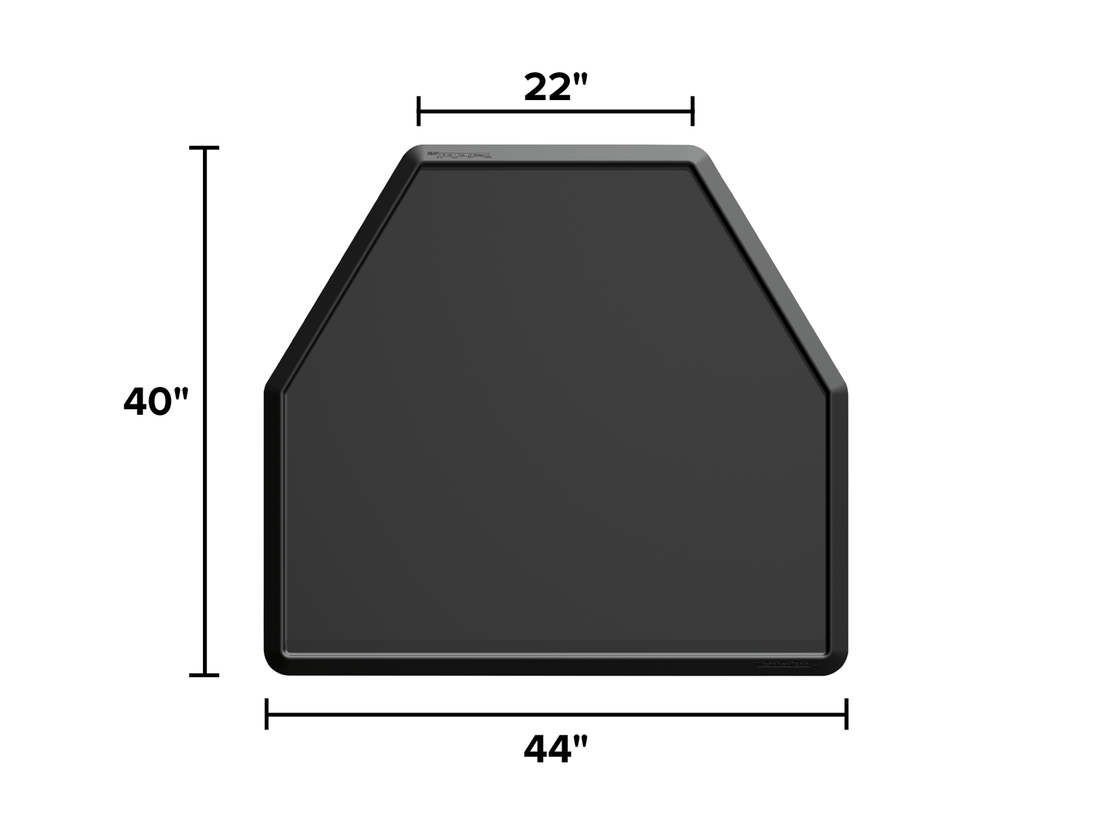 WeatherTech All-Purpose Mat - Multi-Use Mat for Everyday Living 40" x 44" Angled