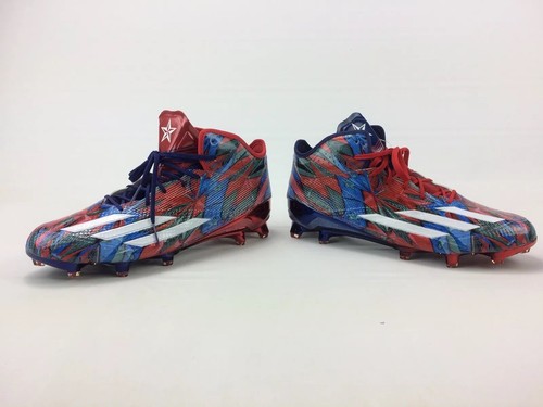 Adidas 12.5 Men’s Football Cleats Don’t Mess With Texas Red White and Blue