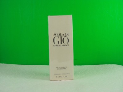 ACQUA DI GIO POUR HOMME By GIORGIO ARMANI 0.5 oz EDT SPRAY NIB SEALED D3B2