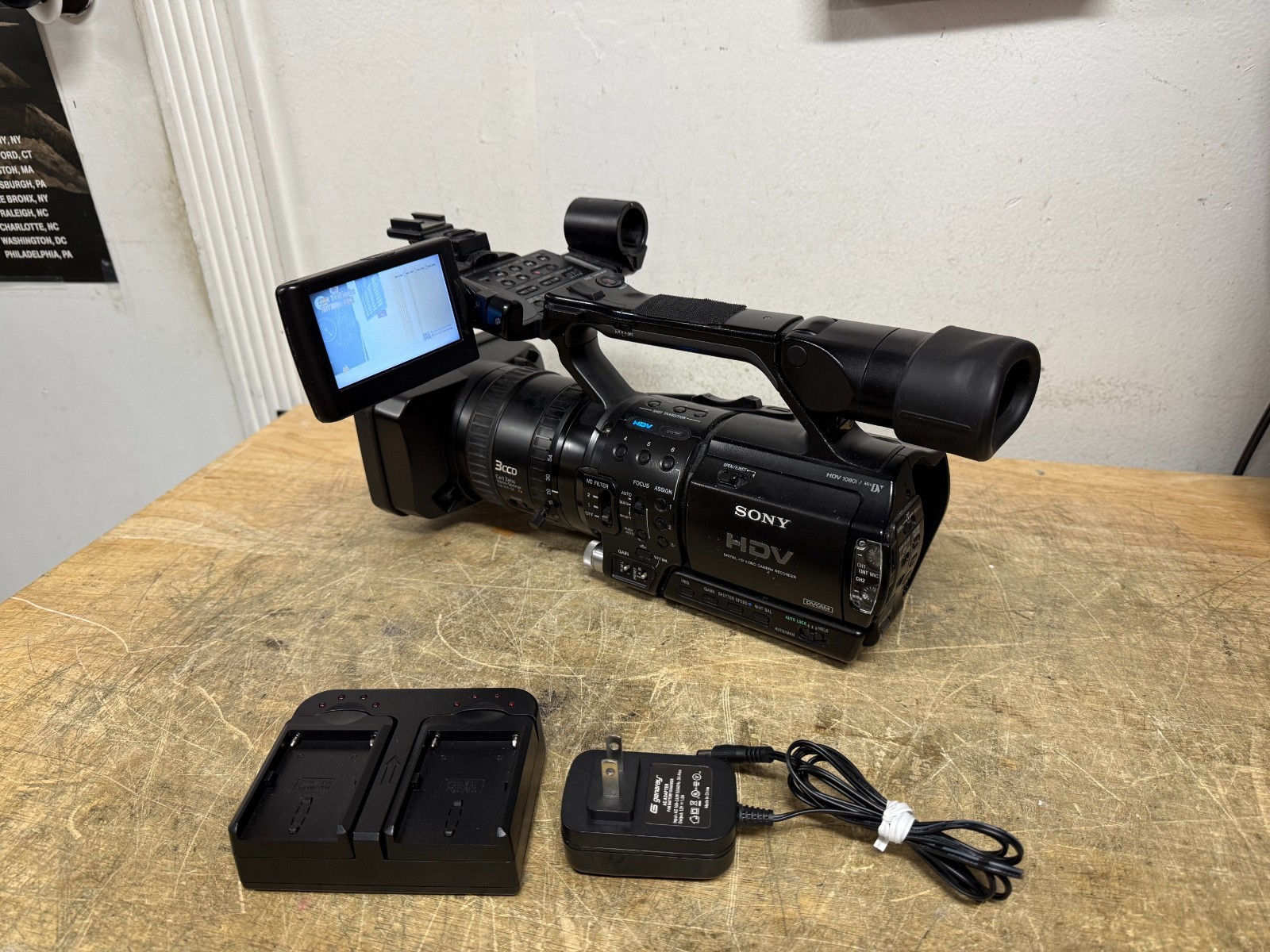 【希少】Super　Hi　Vision　Recorder　HVR　HVR-BX1 Sony hvr-z1e HDV high definition camcorder (76x10 drum hours