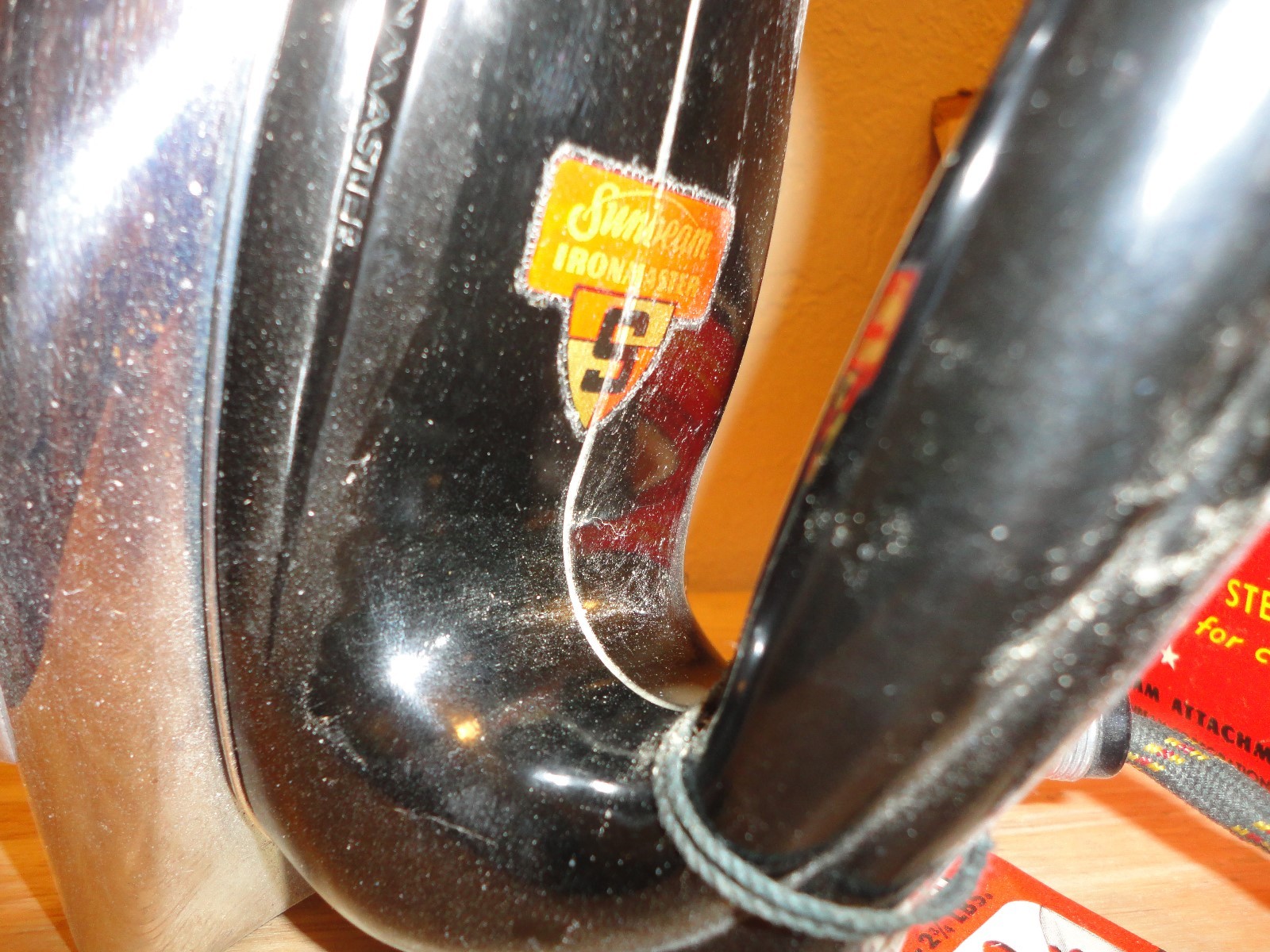 Vintage Sunbeam Ironmaster Model S-2 / With Ironmaster Steam Attachment