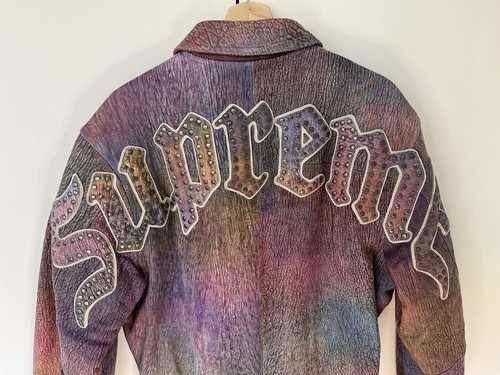 ジャケット・アウター Supreme Pebbled Leather Varsity Jacket Supreme Pebbled Leather Varsity Jacket - Extremely RARE