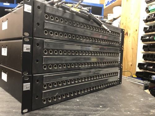 3- ADC 48 Point Patch Bays W/ Cables