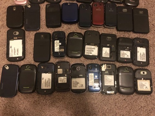*LOT OF 43* Smartphones/Cell Phones Pantech Slider/Bar/Flip *UNTESTED* PANTECH