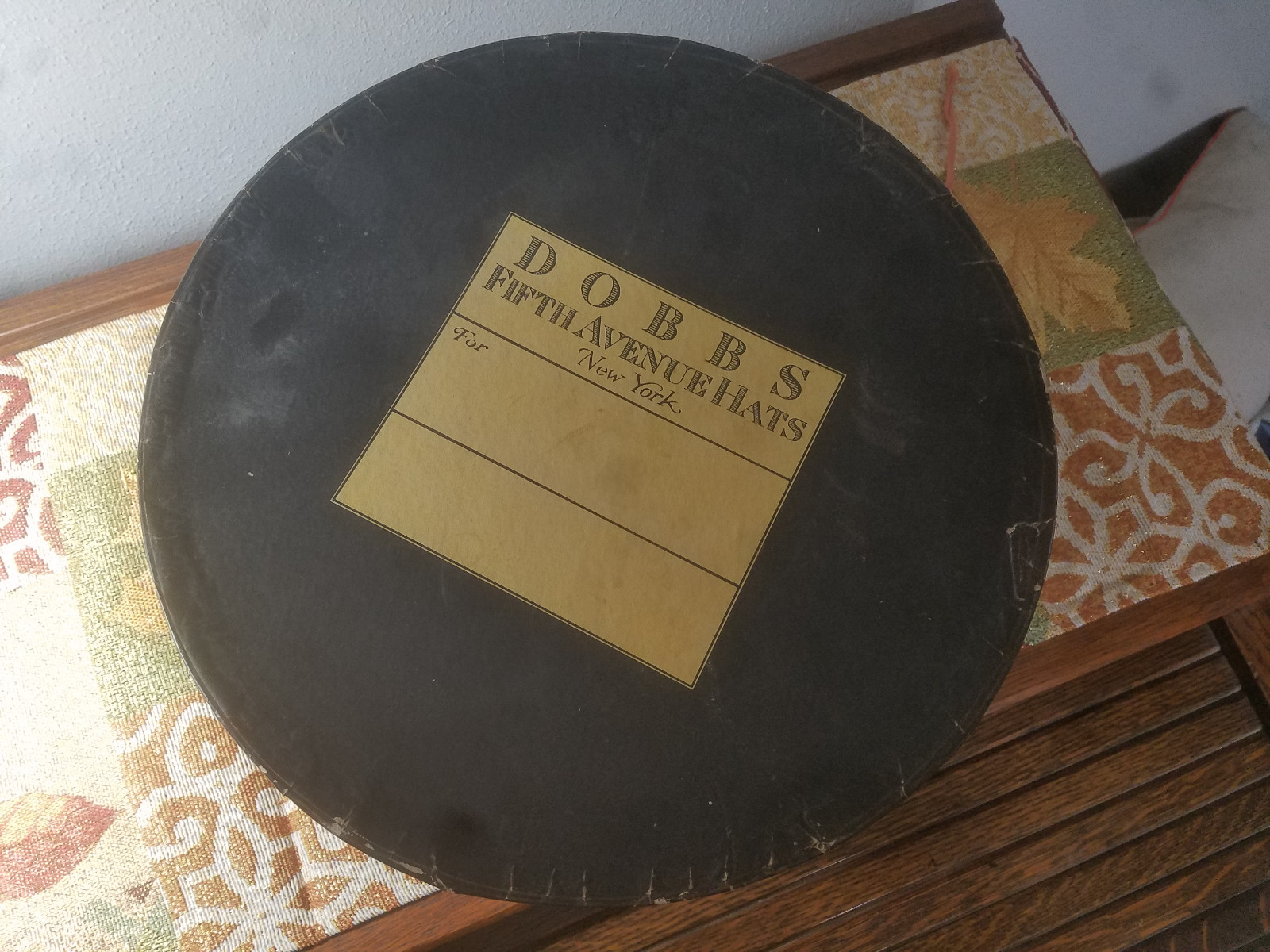 Vintage Dobbs Fifth Avenue New York Hat Box Only